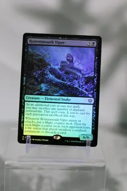 MTG Bloomburrow Rottenmouth Viper Foil 107 - Image 1