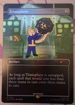 MTG Trinisphere (1485/2880) Secret Lair Drop Series Fallout Rainbow Foil LP - Image 1