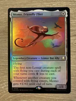Magic The Gathering - Avatar - Momo, Friendly Flier - RARE - Foil - 0029 - Image 1