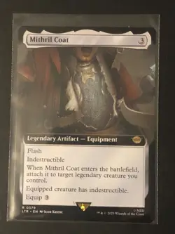 MTG Mithril Coat Extended Art LTR R 0379 Lord of the Rings - Image 1