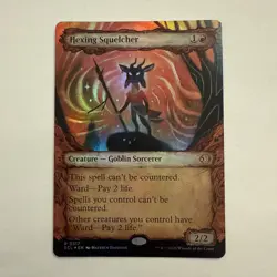 Hexing Squelcher FOIL Showcase 317 Lorwyn Eclipsed ECL MTG Regular Rare Unplayed - Image 1