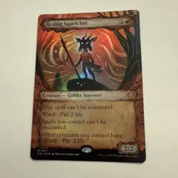 Hexing Squelcher FOIL Showcase 317 Lorwyn Eclipsed ECL MTG Regular Rare Unplayed - Image 2