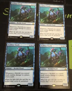 Seafloor Oracle X4 Rivals of Ixalan Magic the Gathering MTG - Image 1