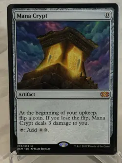 Magic: The Gathering Mana Crypt Artifact Mythic Double Masters 270 Regular - Image 1