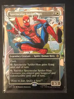 MTG Spectacular Spider-Man Borderless M/M R0014 Marvel - Image 1