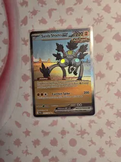 Pokemon Sandy Shocks EX 056/131 SV Prismatic Evolutions Double Rare Holo 220HP - Image 1