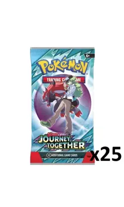 Journey Together Booster packs - Lot of 25 - Pokemon TCG - SEALED NEW - Image 1