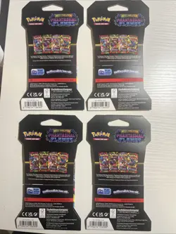 Pokemon (4) MEGA EVOLUTION PHANTASMAL FLAMES Booster Pack - Image 2