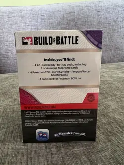 Sealed Pokemon Temporal Forces Build&Battle Booster Bundle - Image 2