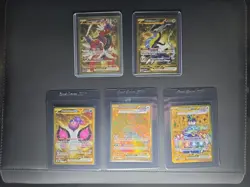 Pokemon TCG GOLD LOT of 5 MINT Condition - Image 1