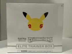 Pokemon TCG: 25th Anniversary Celebrations Elite Trainer Box (2021) 820650809439 - Image 1