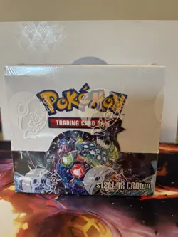 Pokemon TCG: Scarlet & Violet Stellar Crown Factory Sealed Booster Box - Image 1