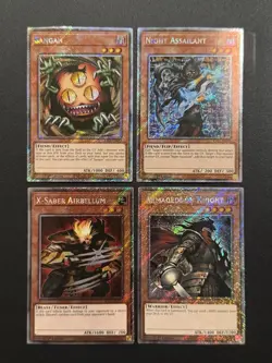 2024 YUGIOH RA03 1ST ED PLATINUM SECRET RARE SANGAN NM BONUS SET - Image 1