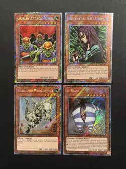 2024 YUGIOH RA03 1ST ED PLATINUM SECRET RARE WITCH OF BLACK FOREST NM BONUS SET - Image 1