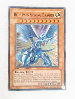 Yu-Gi-Oh! Blue-Eyes Shining Dragon MOV-EN001 Limited Edition – LP - Image 1