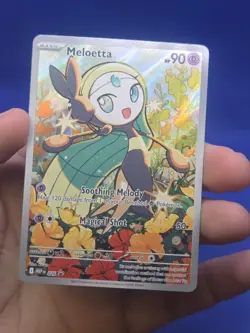 Pokemon ME Mega Evolution Meloetta 026 Illustration Rare Black Star Promo NM - Image 2