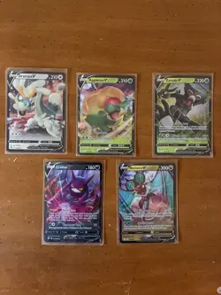 Lot Of 5 Pokemon V Cards NM - Image 1