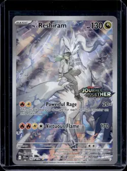2025 Pokemon SV Journey Together JTG EN N's Reshiram Promo Cards #167/159 - Image 1