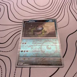 065/086 Deino : (Reverse Holo) Card : SV-10.5 White Flare PRINT LINES ERROR CARD - Image 2