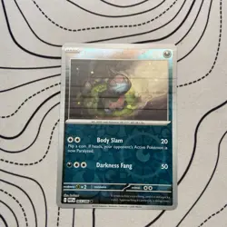 065/086 Deino : (Reverse Holo) Card : SV-10.5 White Flare PRINT LINES ERROR CARD - Image 3