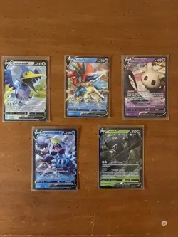 Lot Of 5 Pokemon V Cards NM - Image 1