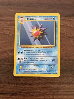 STARMIE - Base Set - 64/102 - Pokemon Card - 1999 - WOTC - Non-Holo NM - Image 1