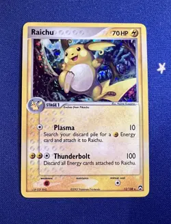 Pokemon TCG Raichu EX Power Keepers Holo Card 12/108 Vintage NM - Image 1
