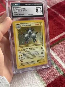CGC 8.5 Magneton 2000 Base Set 2 9/130 Holo Pokemon Card - Image 5