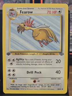Fearow 1st Edition 36/64 Jungle Pokemon TCG Card - Image 1