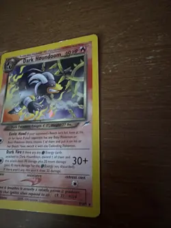 Pokemon Neo Destiny Dark Houndoom Holo Rare Card 7/105 - Image 2