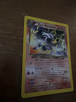 Pokemon Neo Destiny Dark Houndoom Holo Rare Card 7/105 - Image 3