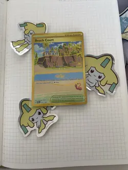 🏝 Beach Court - 263/182 - Paradox Rift - Hyper Rare - Pokemon TCG Card - Image 1