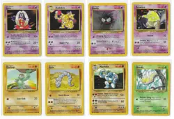 Vintage Pokemon 61 Cards Lot Base Jungle Fossil Base Set 2 Team Rocket MP-NM - Image 1
