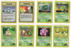 Vintage Pokemon 42 Cards Lot Gym Heroes Gym Challenge MP-LP - Image 4