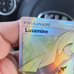 Pokemon TCG Lusamine Crimson Invasion Holo Full Art Ultra Rare Card 110/111 - Image 2