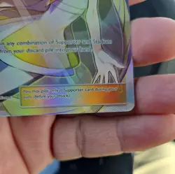 Pokemon TCG Lusamine Crimson Invasion Holo Full Art Ultra Rare Card 110/111 - Image 4