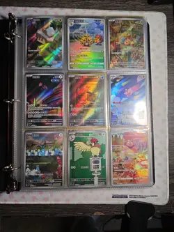 Pokemon Card Lot Binder V/VMAX IR Hits Ex 180 Cards NM Full Art Graded - Image 1
