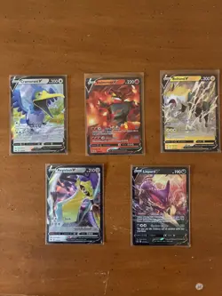 Lot Of 5 Pokemon V Cards NM - Image 1