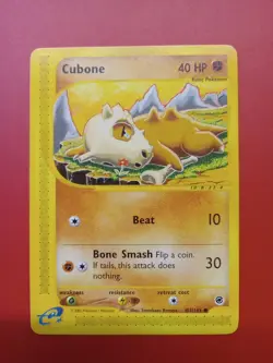 Cubone 103/165 Expedition Common Pokemon Card NM Free Ship!! - Image 1