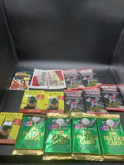 Random Lot Of Sealed Vintage 80s 90s TCG/Collectible Card Packs (107) Total Pack - Image 3