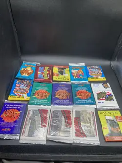 Random Lot Of Sealed Vintage 80s 90s TCG/Collectible Card Packs (107) Total Pack - Image 5