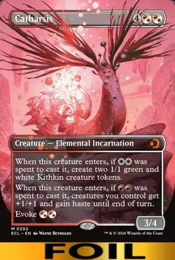 Catharsis ** FOIL SHOWCASE ** #292 - Lorwyn Ecliped - NM MTG - Image 1