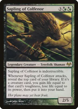 MtG Sapling of Colfenor 128/180 Eventide Regular Rare - Image 1