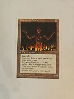 Mtg 4th Edition Colossus Of Sardia (Never Played) - Image 1