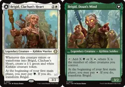 Brigid, Clachan's Heart // Brigid, Doun's Mind - Lorwyn Eclipsed #0007 MTG Magic - Image 1
