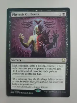 MTG Phyresis Outbreak Commander: Phyrexia: All Will Be One Regular Rare - Image 1