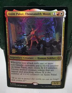 Anim Pakal Thousandth Moon Foil Pre-release Promo NM x1 MTG Magic: the Gathering - Image 1