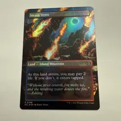 Steam Vents FOIL Borderless 348 Lorwyn Eclipsed ECL MTG Rare Land Unplayed Mint - Image 3