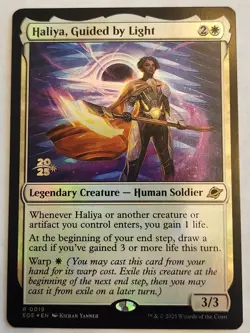 Haliya, Guided by Light EOE #19 Rare Prerelease Stamped Foil NM+ - Image 1