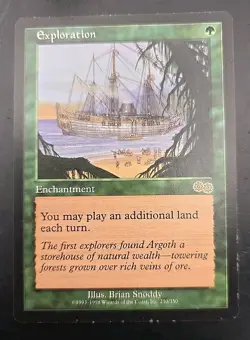 Exploration Urza's Saga MTG Regular Lightly Played - Image 1